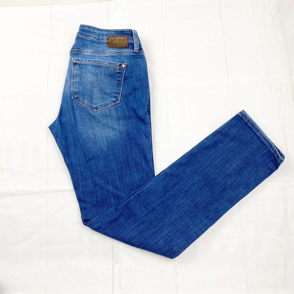 Mavi Jeans Kerry Mid Rise Straight-Leg Jeans Indigo Medium Wash Womens 28/32 - Picture 5 of 12